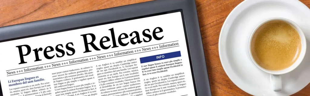 Press Release Article Agency